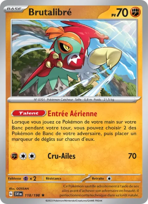 Hawlucha [Flying Entry | Wing Attack]