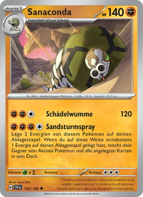 Sandaconda [Skull Bash | Sandstorm Spray]