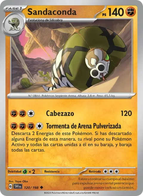 Sandaconda [Skull Bash | Sandstorm Spray]