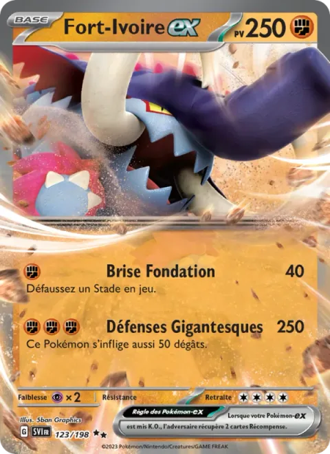 Great Tusk ex [Bedrock Breaker | Gigantic Tusks]