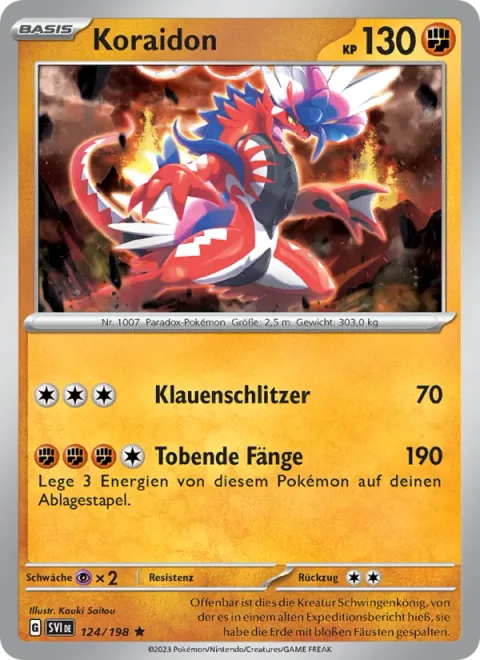 Koraidon [Claw Slash | Rampaging Fang]