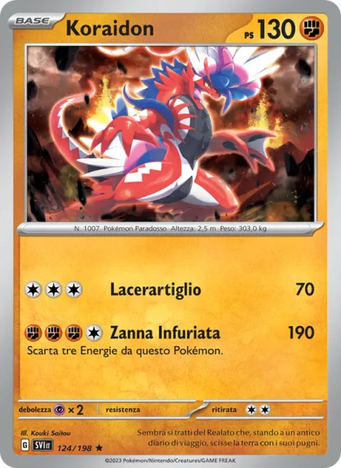 Koraidon [Claw Slash | Rampaging Fang]
