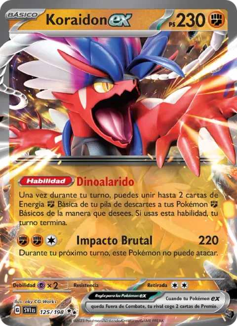 Koraidon ex [Dino Cry | Wild Impact]