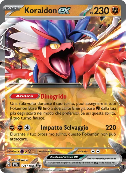 Koraidon ex [Dino Cry | Wild Impact]