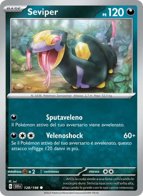 Seviper [Spit Poison | Venoshock]