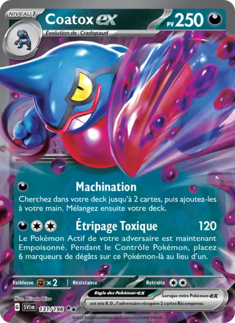Toxicroak ex [Nasty Plot | Toxic Ripper]