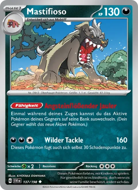 Mabosstiff [Intimidating Howl | Wild Tackle]