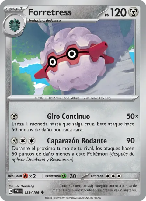 Forretress [Continuous Spin | Rolling Shell]