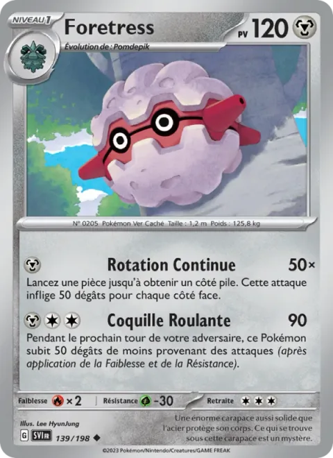 Forretress [Continuous Spin | Rolling Shell]