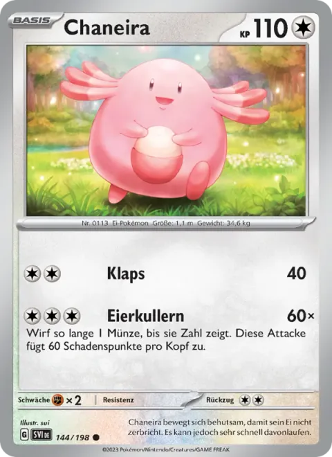 Chansey [Pound | Egg Rolling]