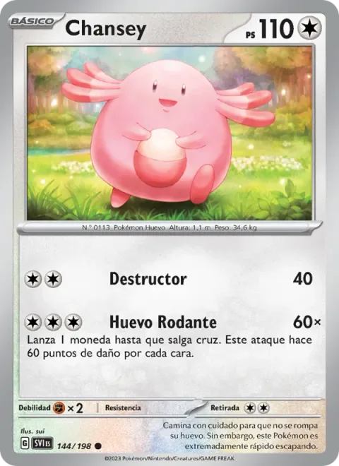 Chansey [Pound | Egg Rolling]