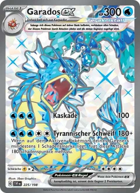 Gyarados ex [Waterfall | Tyrannical Tail]