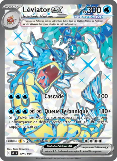 Gyarados ex [Waterfall | Tyrannical Tail]