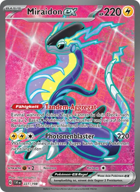 Miraidon ex [Tandem Unit | Photon Blaster]
