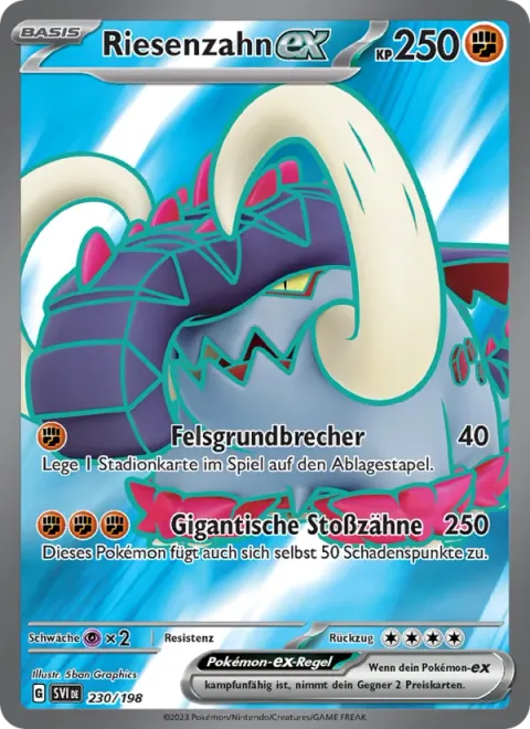 Great Tusk ex [Bedrock Breaker | Gigantic Tusks]