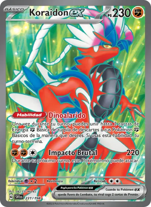 Koraidon ex [Dino Cry | Wild Impact]