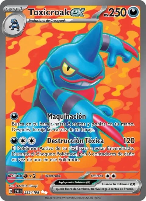 Toxicroak ex [Nasty Plot | Toxic Ripper]