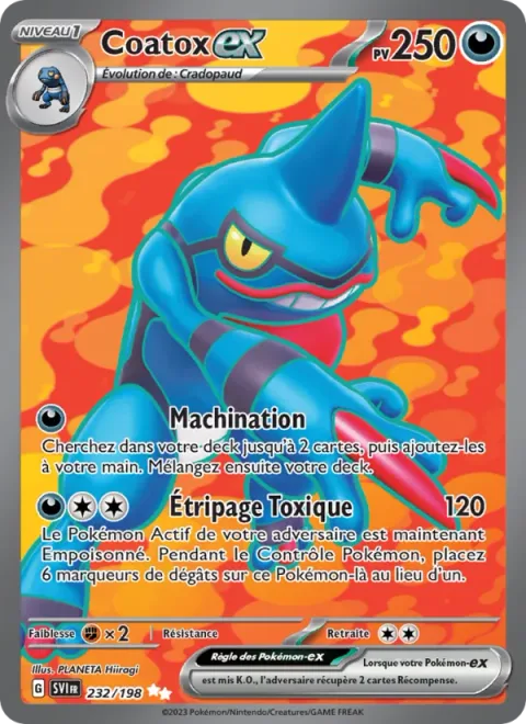 Toxicroak ex [Nasty Plot | Toxic Ripper]