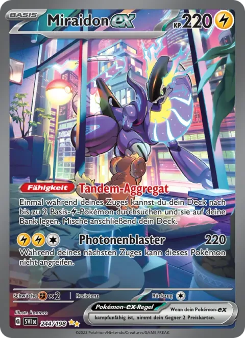 Miraidon ex [Tandem Unit | Photon Blaster]