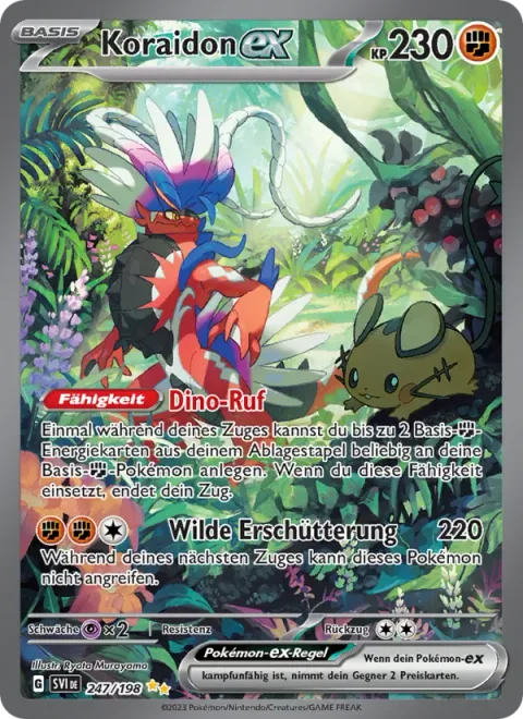 Koraidon ex [Dino Cry | Wild Impact]