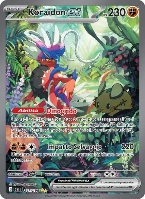 Koraidon ex [Dino Cry | Wild Impact]