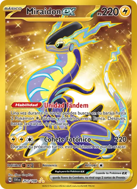 Miraidon ex [Tandem Unit | Photon Blaster]