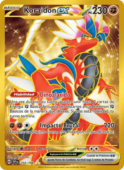 Koraidon ex [Dino Cry | Wild Impact]