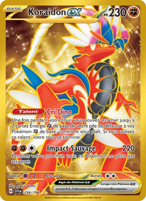 Koraidon ex [Dino Cry | Wild Impact]