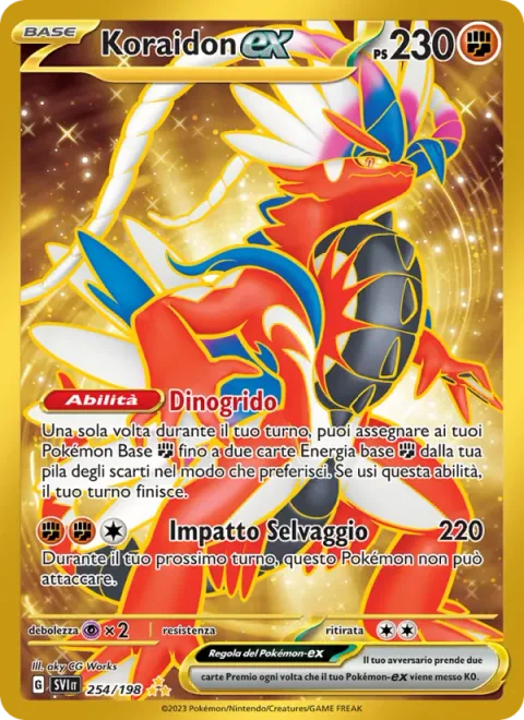 Koraidon ex [Dino Cry | Wild Impact]