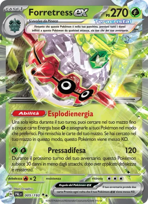 Forretress ex [Exploding Energy | Guard Press]