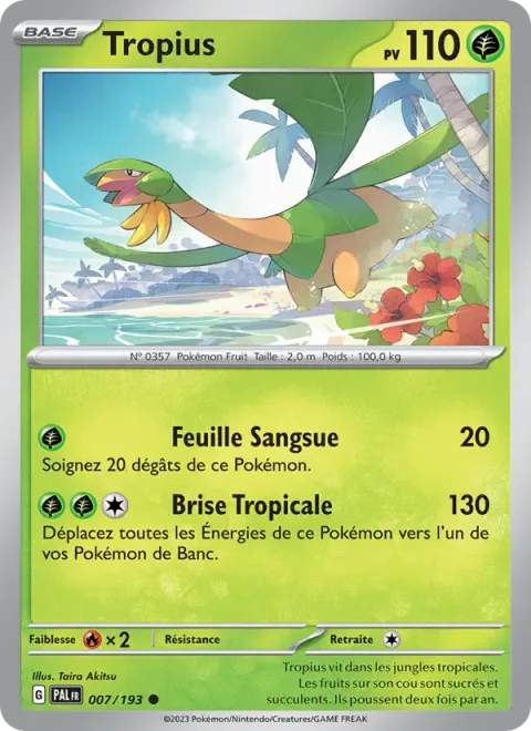 Tropius [Leaf Drain | Tropic Breeze]