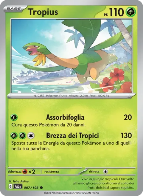 Tropius [Leaf Drain | Tropic Breeze]