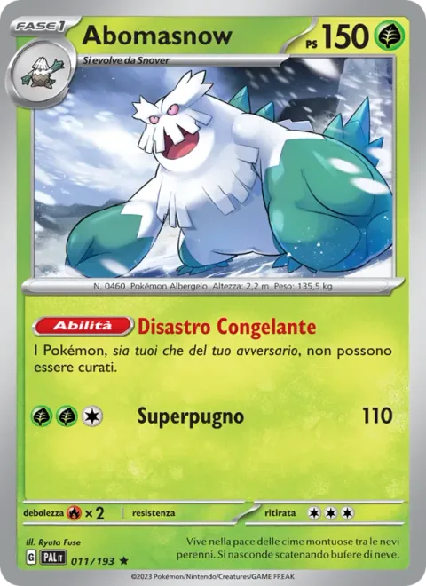 Abomasnow [Freezing Disaster | Magnum Punch]