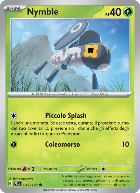 Nymble [Slight Splash | Bug Bite]
