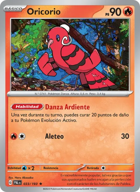 Oricorio [Ardent Dancing | Flap]