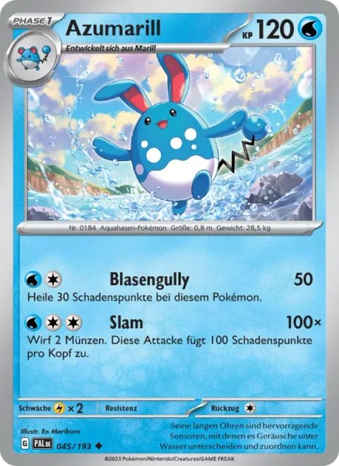 Azumarill [Bubble Drain | Slam]