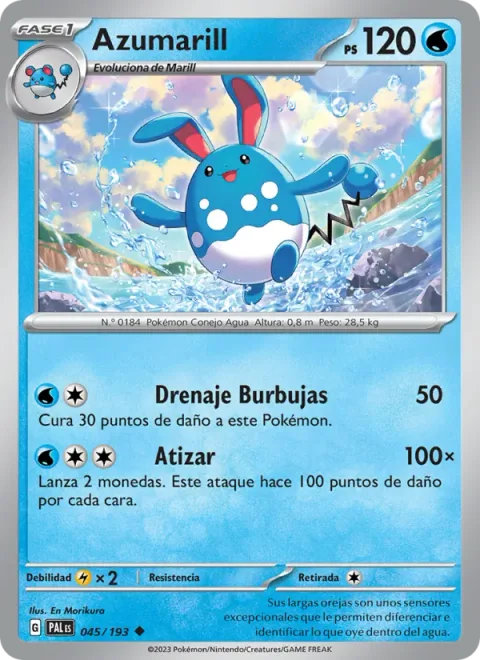 Azumarill [Bubble Drain | Slam]