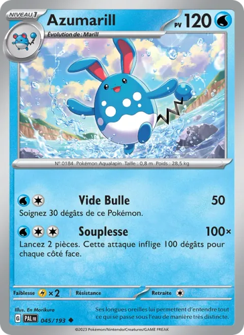 Azumarill [Bubble Drain | Slam]