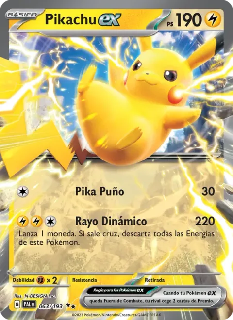Pikachu ex [Pika Punch | Dynamic Bolt]