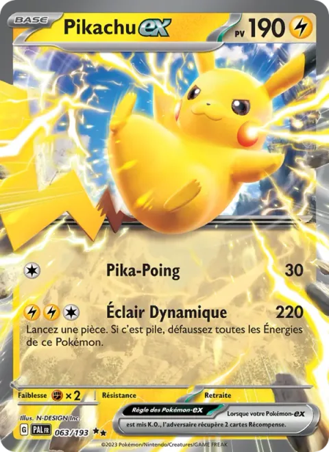 Pikachu ex [Pika Punch | Dynamic Bolt]