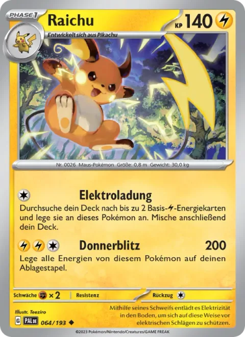 Raichu [Electrocharge | Thunderbolt]