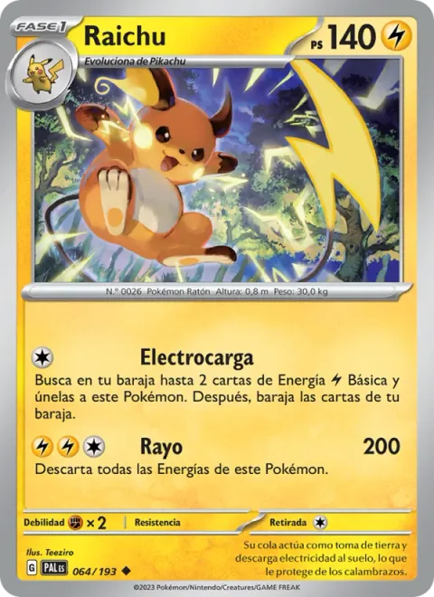 Raichu [Electrocharge | Thunderbolt]