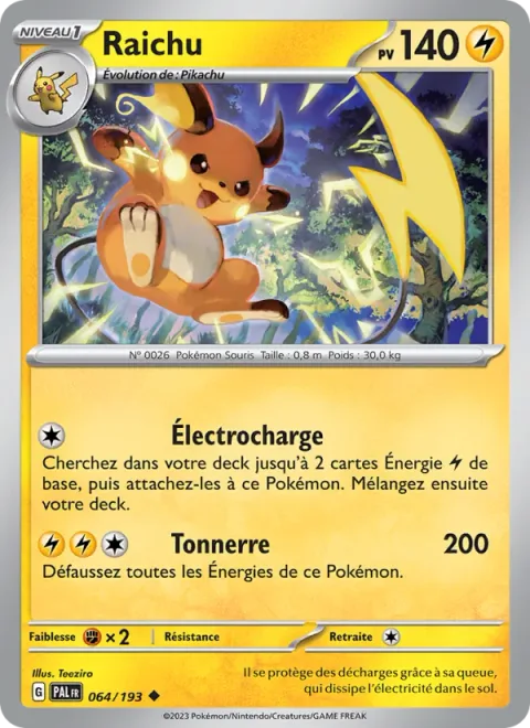 Raichu [Electrocharge | Thunderbolt]