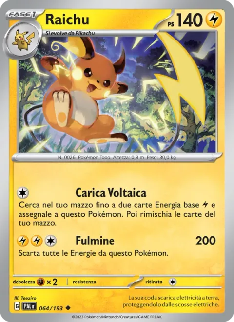 Raichu [Electrocharge | Thunderbolt]