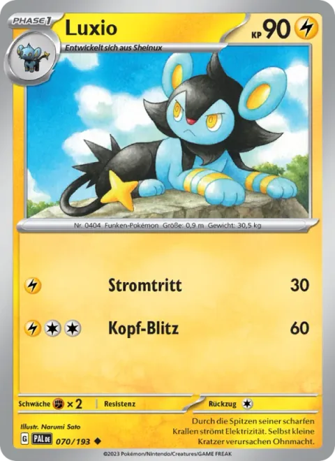 Luxio [Zap Kick | Head Bolt]