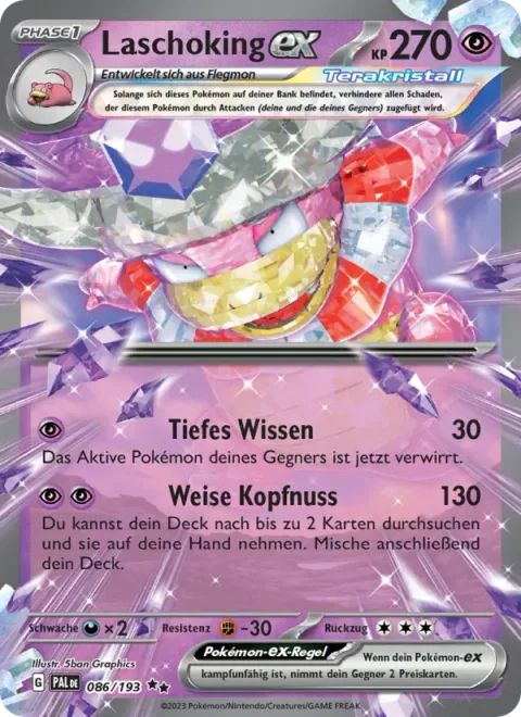 Slowking ex [Profound Knowledge | Wise Headbutt]