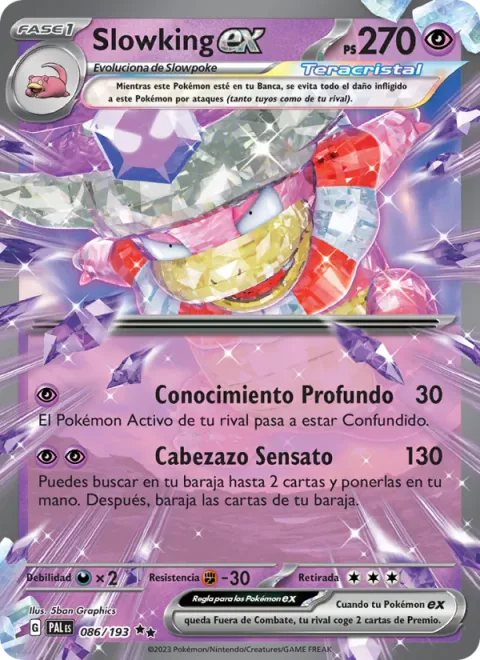 Slowking ex [Profound Knowledge | Wise Headbutt]