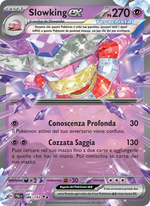 Slowking ex [Profound Knowledge | Wise Headbutt]