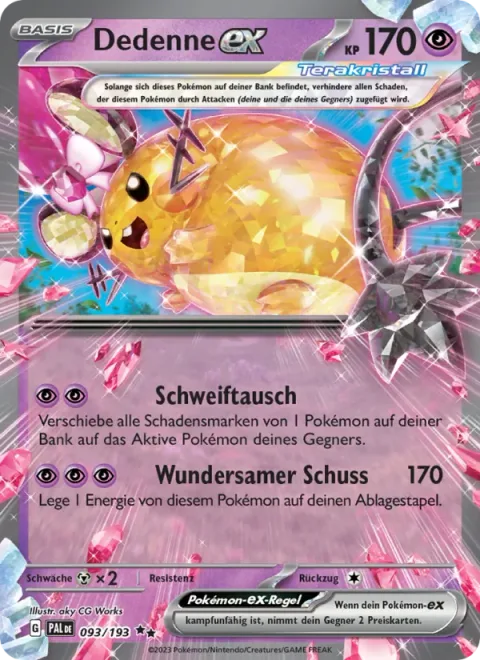 Dedenne ex [Tail Swap | Wondrous Shot]