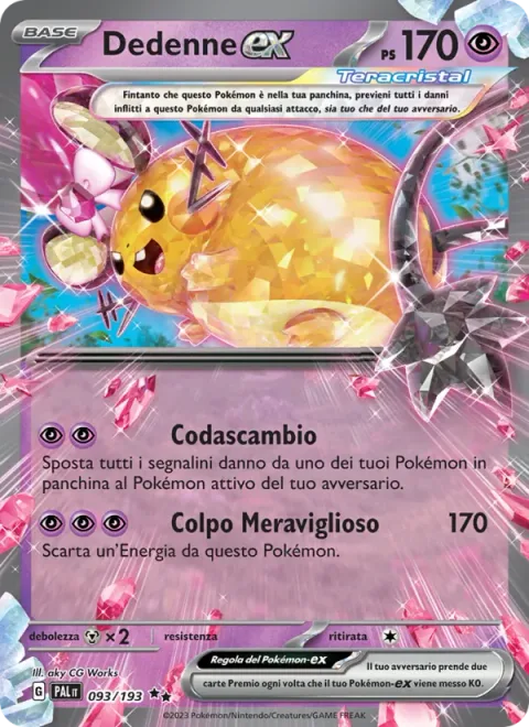 Dedenne ex [Tail Swap | Wondrous Shot]